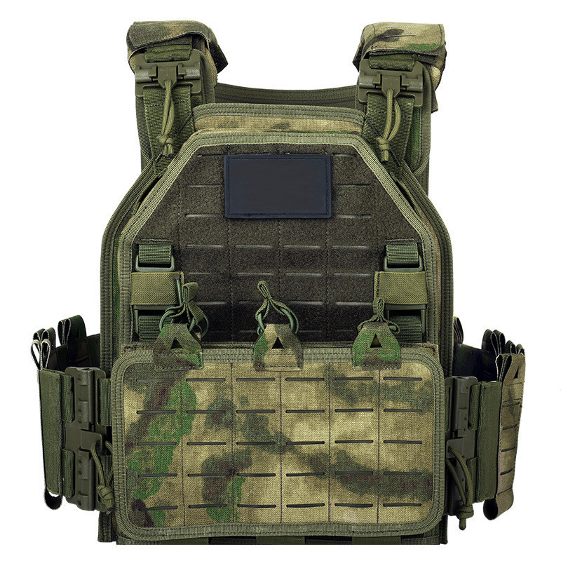 FG Camouflage Combat Military Tactical Plate Carrier Vest Tear Resistant